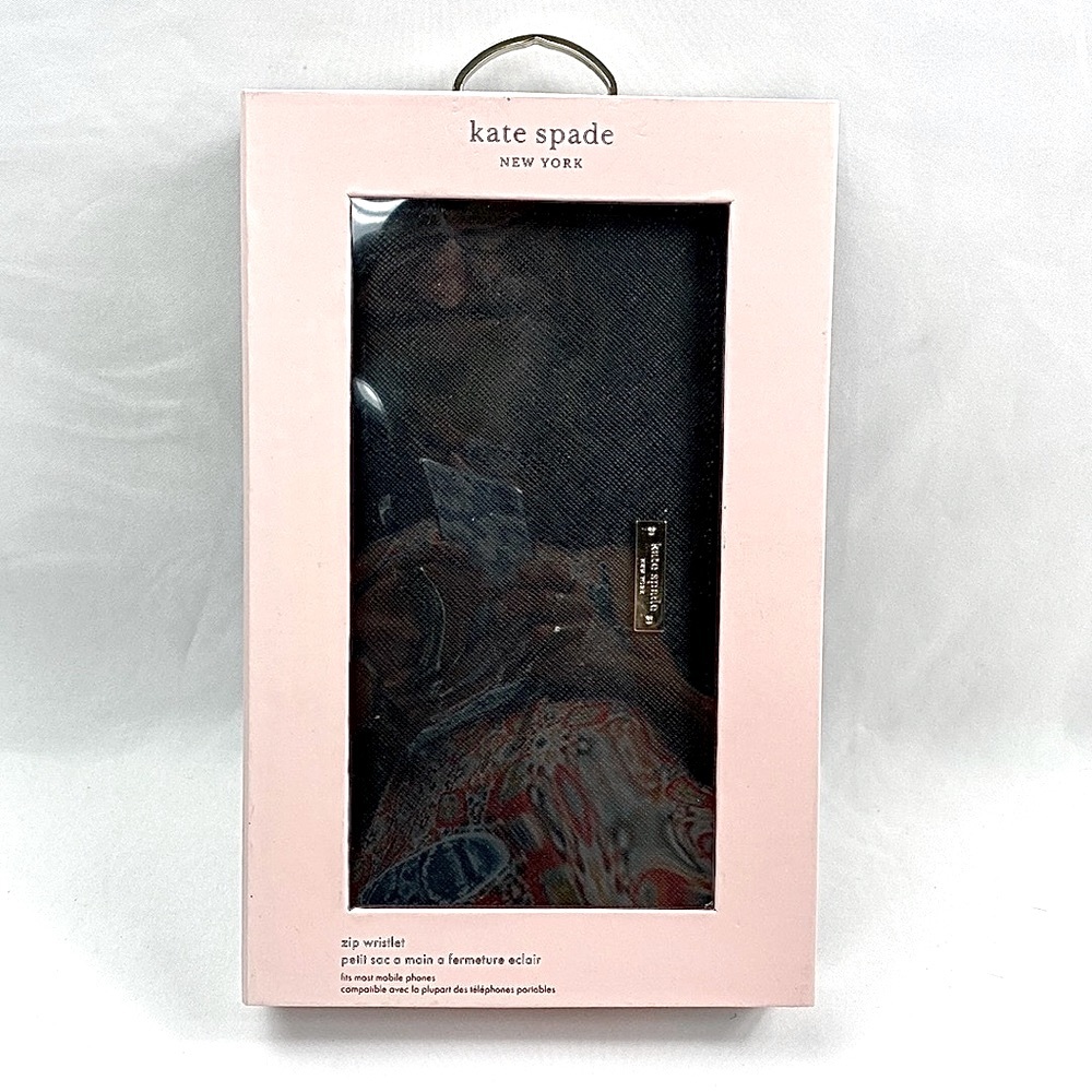 Kate Spade Wristlet For Most Cell Phones, Saffiano Black NOB